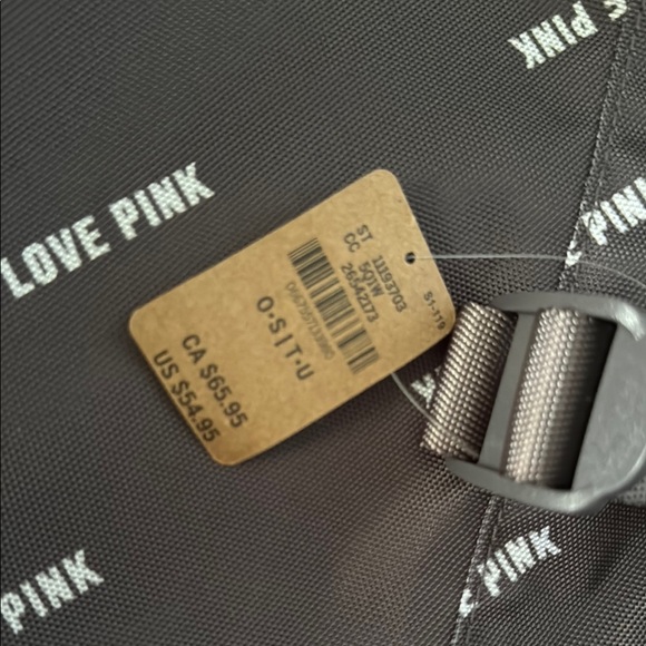 PINK Victoria's Secret Gray Convertible Campus Duffel Bag - Picture 4 of 6